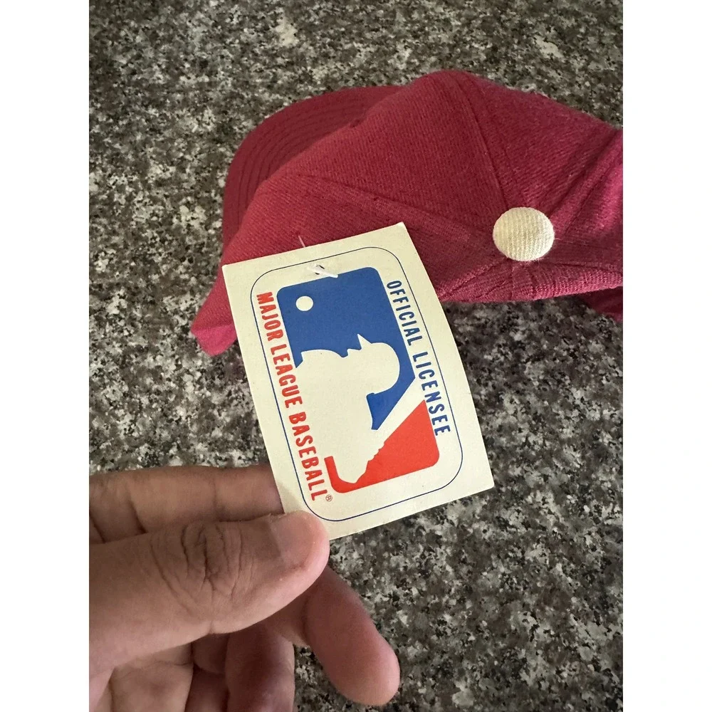 Sports Specialties Philadelphia Phillies Hat Cap Men 6 5/8 Red‎ Wool Vintage NWT